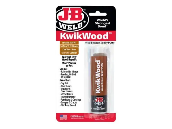 J-B Weld KwikWood™ Epoxidová tmelová hmota 57g pro opravy dřeva