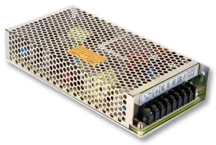 MEAN WELL Alimentatore Switching 130W 5V 26A a Singola Uscita