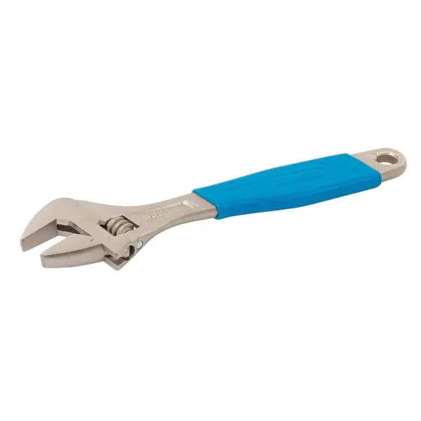 Silverline Adjustable Wrench, 300mm Length, 32mm Jaw, Chrome-Plated Steel