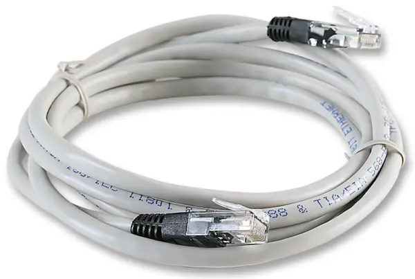 PRO SIGNAL Câble croisé CAT5E 2m, Gris