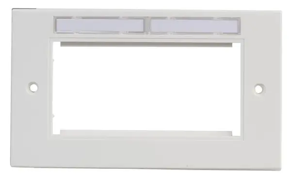 MOLEX 2-druhová EUROMOD stěnová lišta s popiskem a šrouby