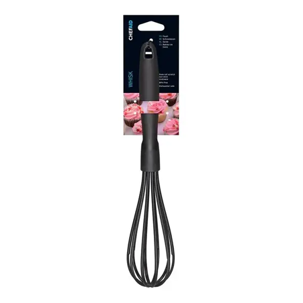 Chef Aid Nylon Whisk Black