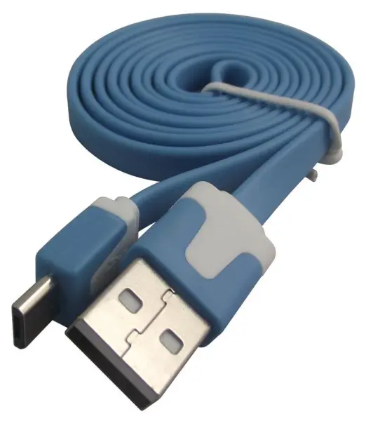 FTDI Cable USB A a Micro B, 1m, Azul/Blanco