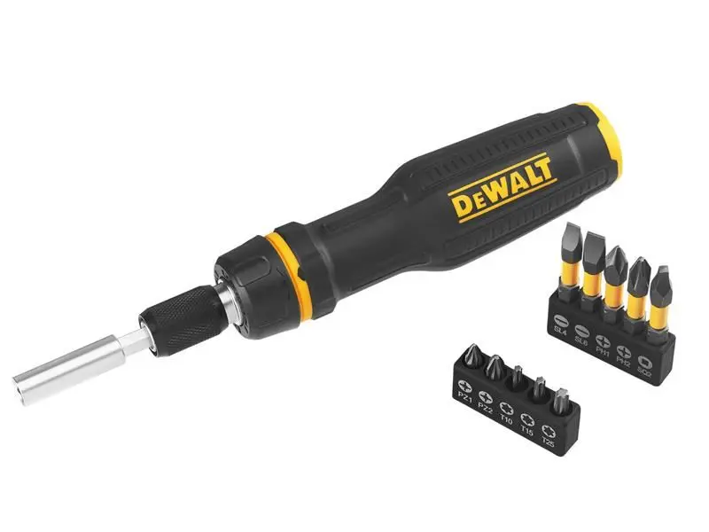 Dewalt Teleskopický vícebitový ratlový šroubovák s 10 bity