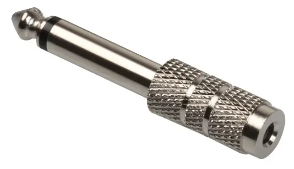 PRO SIGNAL 3.5mm Stereo to 6.35mm Mono Jack Adaptor