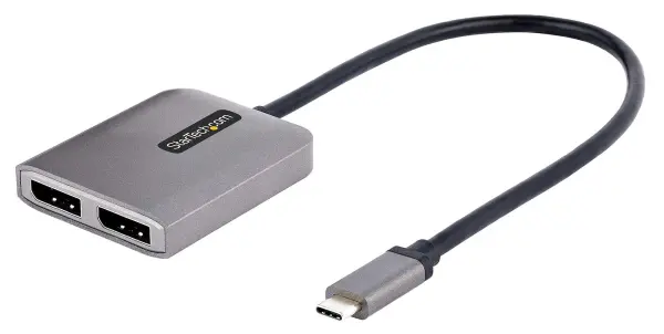StarTech.com USB-C to Dual DisplayPort MST Hub 4K 60Hz