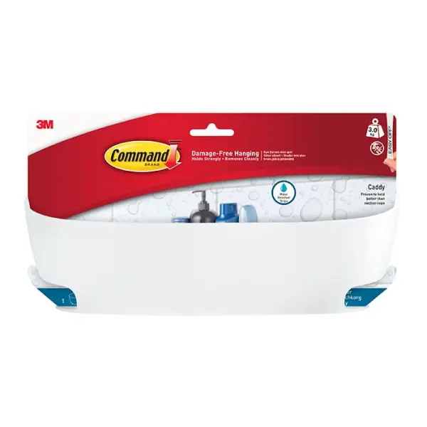 Command Bathroom Shower Caddy 3kg, 137g