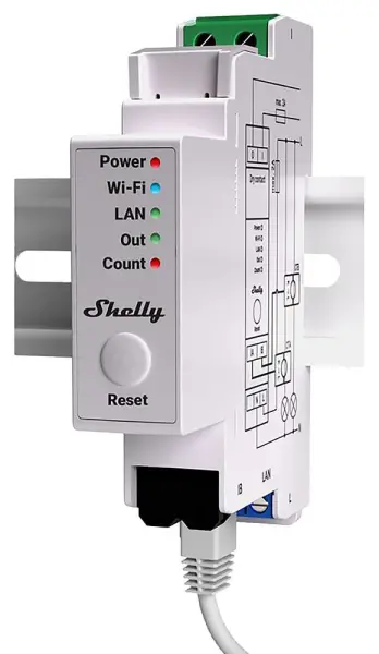 Shelly Pro EM-50 Single Phase Energy Meter 50A