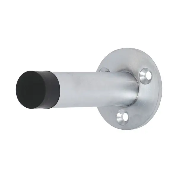 Timco Projection Door Stop, Satin Chrome, 70mm