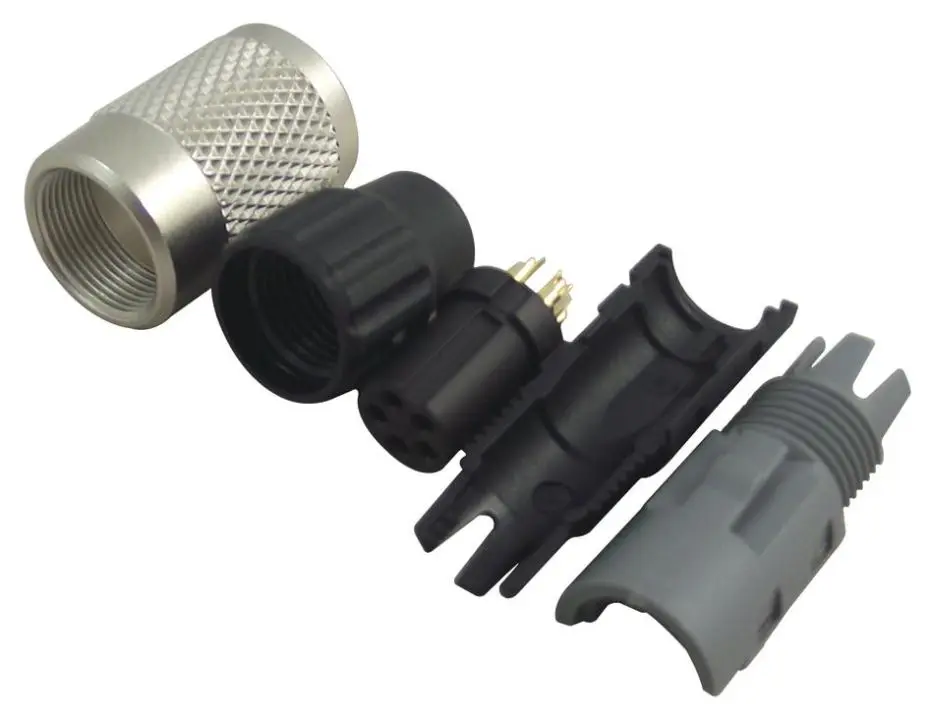 BINDER 5-Way Free Socket, 125V/3A, Gold Plated