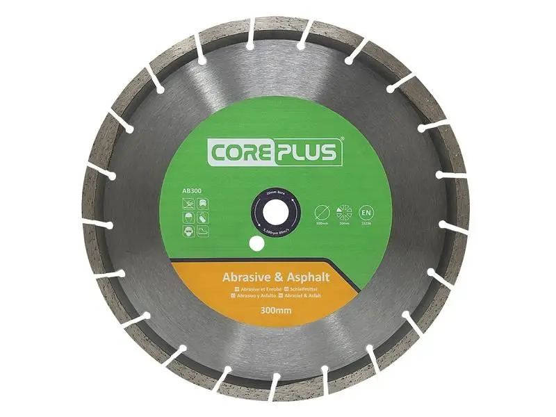 CorePlus AB300 Lâmina de Diamante para Asfalto e Materiais Abrasivos, 300mm