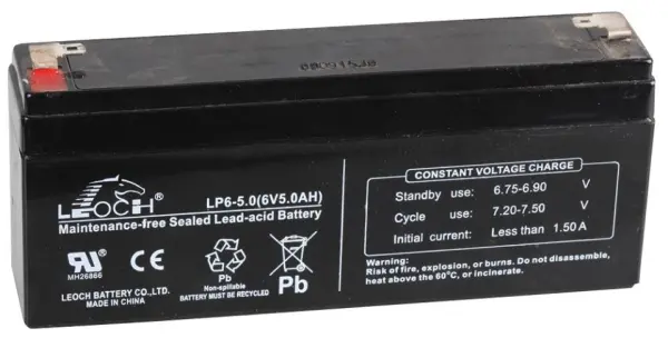 LEOCH Bateria SLA Série LP 6V 5Ah