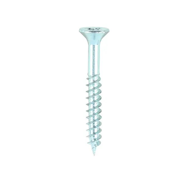 Timco Twin Woodscrew PZ2 Countersunk Bright Zinc Plated - 7 x 1 1/4