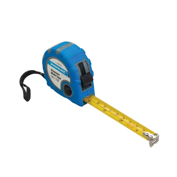 Silverline Measure Mate Tape 3m x 16mm with Grip