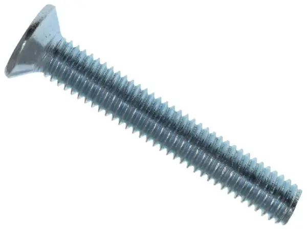 METALMATE® בורג מכונה פוזידרייב ראש שקוע מגולוון M6x40מ''מ 25 יח'