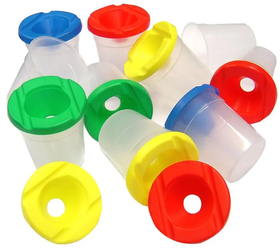 MAJOR BRUSHES Standard Pinselwasserbehälter mit Deckel