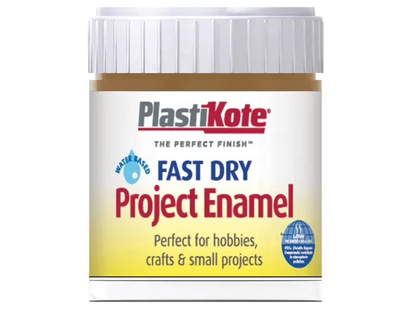 PlastiKote Fast Dry Enamel Paint - Nut Brown, 59ml