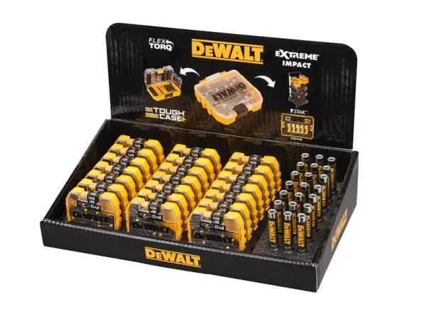 DeWALT Caja Tic Tac con 21 Puntas Magnéticas PZ2 x 25mm Extremo