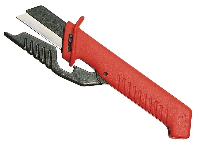 Knipex 98 56 SB Cable Knife with Hinged Blade Guard