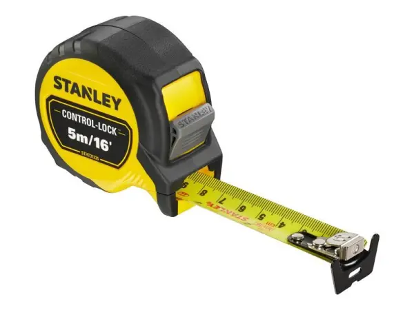 STANLEY CONTROL-LOCK Pocket Tape 5m/16ft, 25mm Width