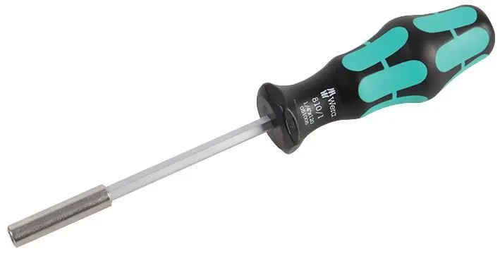Wera 1/4″ x 232mm Screwdriver Bit Holder with Retaining Ring