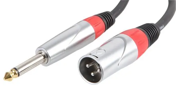 Pulse Cabo Jack 6.35mm (1/4”) 2-Polos para Plug XLR