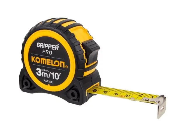 Komelon Gripper™ Maßband 3m/10ft (Breite 19mm)