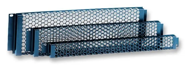 ADAM HALL HARDWARE פאנל רשת בטיחותי 2U 19 אינץ' - שחור