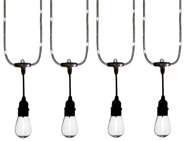 20pc Connectable Lit Wire Party Light, White