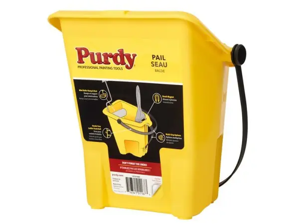 Purdy Painter's Pail with Roller Grid & Side Grip