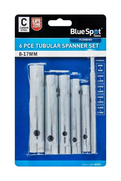 Blue Spot Tools 6件套圆筒扳手组 8-17mm