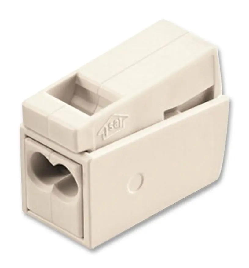 WAGO 224-112 2-polige verlichtingsconnector, 2,5mm², wit