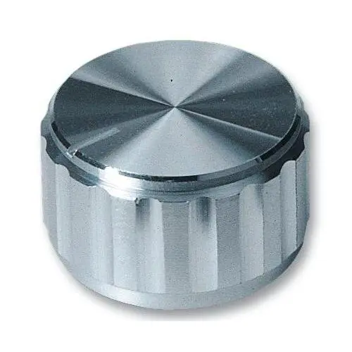 UNBRANDED Knob, Aluminium, Fluted - 25mm
