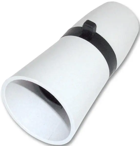 CLICK - Douille DCL à coque droite avec interrupteur et serre-câble, Blanc