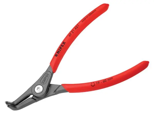 Knipex Precisie Buitencircliptang Gebogen 90° Tip 19-60mm