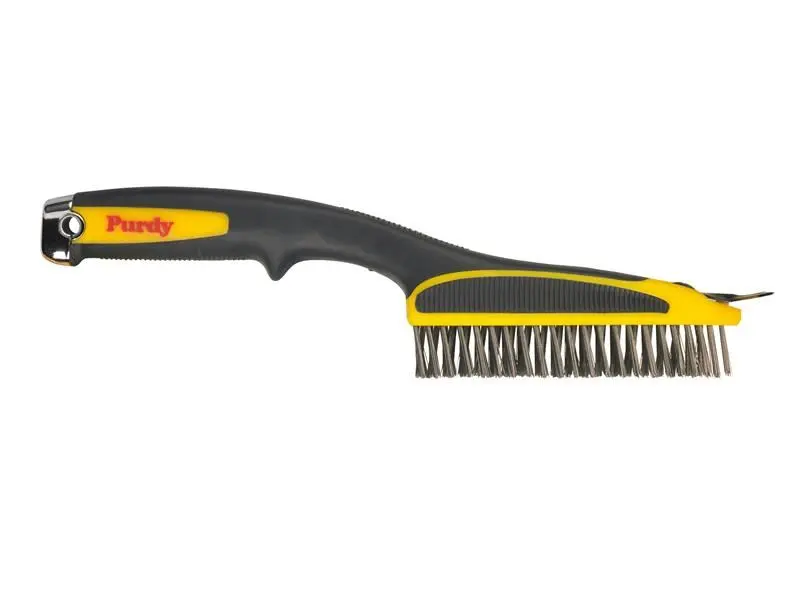 Purdy® Spazzola a Filo con Manico Corto, Acciaio Inossidabile, 279mm (11 pollic