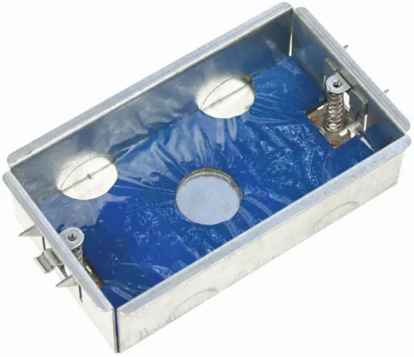 CLICK FlameGuard 스틸 백박스 2-갱, 35mm 두께