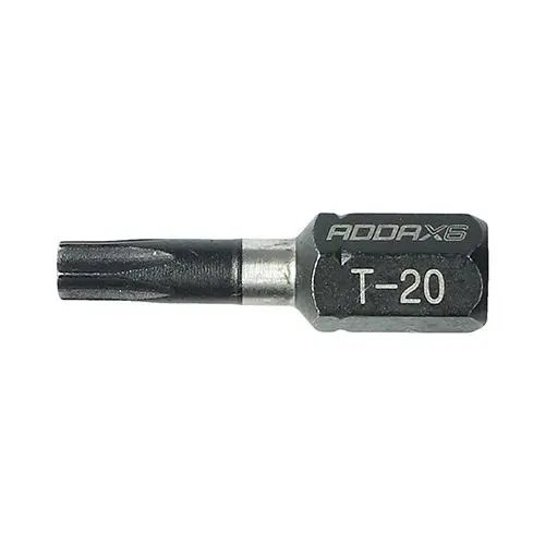 Timco TX20 x 25mm Impact Driver Bits, Hardened Carbon Steel, 10pc