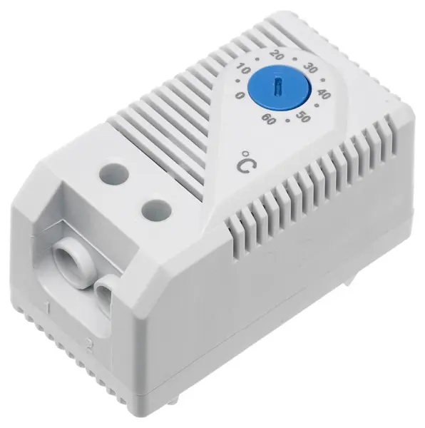 EUROPA N/O Cooling Thermostat, DIN Rail, 0°C to 60°C, 60g