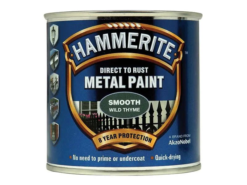 Hammerite - Peint Miotail Min de Fheidhm Smooth, Wild Thyme, 250ml