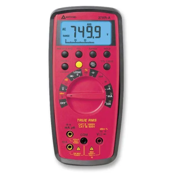 Amprobe 37XR-A Digital Multimeter, True RMS, 1000V AC/DC
