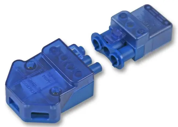 FLOW 250V 20A 3 Pin Flow Connector with Cord Grip