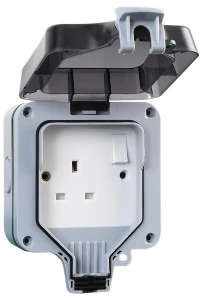 PRO ELEC Tomada Externa IP66, 1 Ponto, 13A