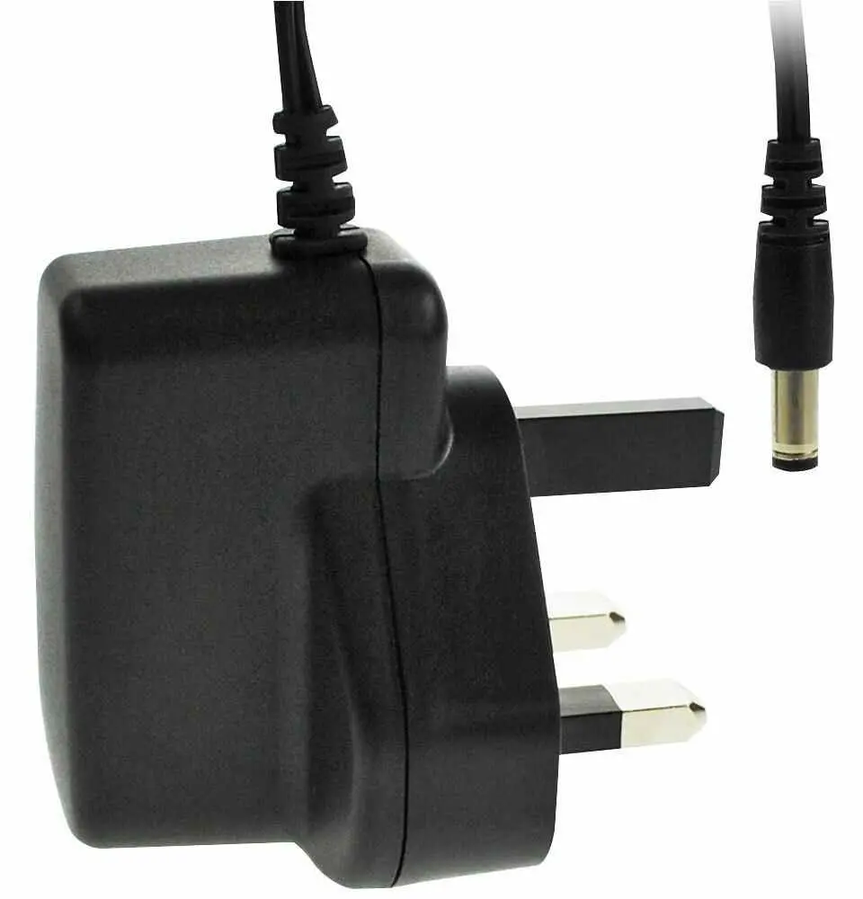 Powerpax 12V 1A Plug-In Power Supply with 2.1mm Plug, Level VI