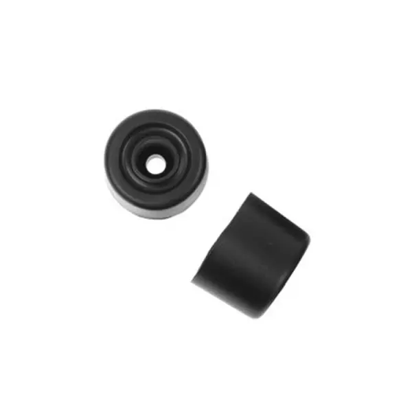 Large Black Rubber Door Stop 33mm Single