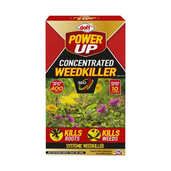 Doff POWER UP 360 Glyphosate Weedkiller Concentrate 250ml