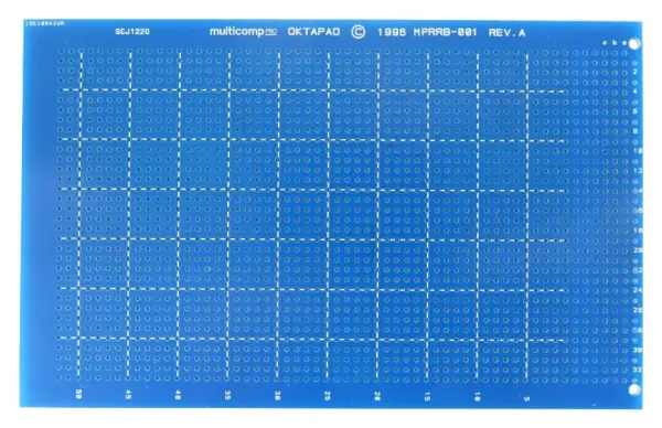 MULTICOMP PRO Πλακέτα Πρωτοτύπου Eurocard 100x160mm, Μονόπλευρη 3U