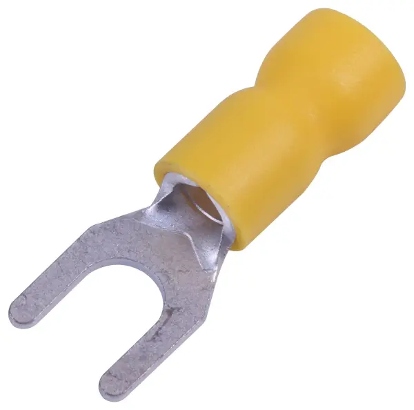 PRO POWER Piggy Back Crimp Terminals Blue 16A 6.3mm 100 Pack