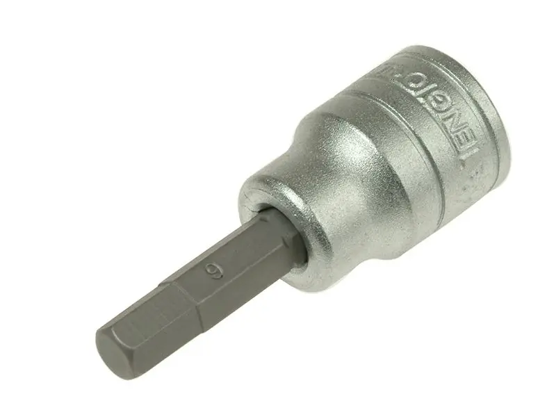 Teng S2 Hex Socket Bit, 3/8in Drive, 4mm