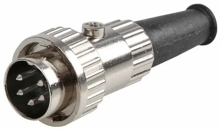 Prehkeytec 5-Pin DIN Plug, 240 Degree, Cable Mount